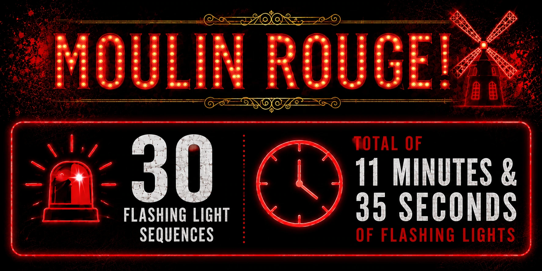 Original FlashCue summary graphic 1 for Moulin Rouge!