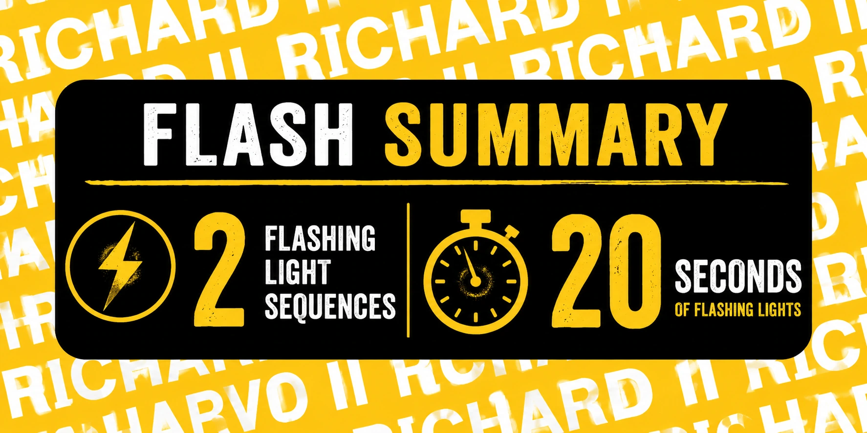 Original FlashCue summary graphic 1 for Richard II