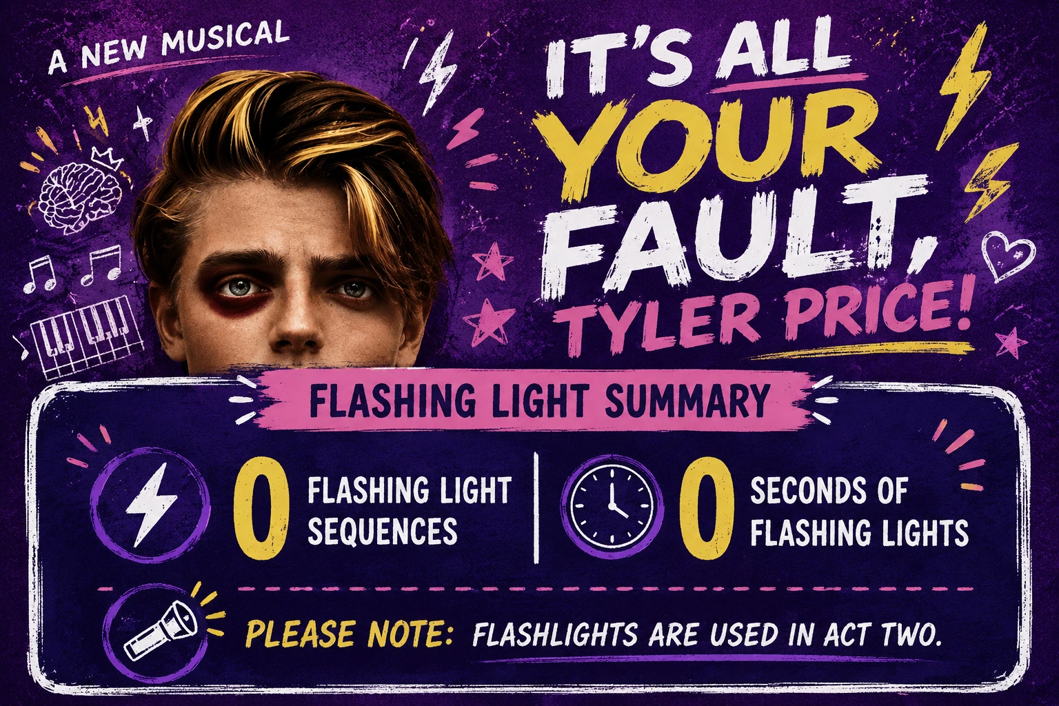 Original FlashCue summary graphic 1 for It's All Your Fault, Tyler Price!